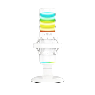 Marvo Scorpion MIC-07 Blast 60 USB RGB Noise Cancelling Wired Gaming Microphone (White) Marvo Scorpion MIC-07 Blast 60 USB RGB Noise Cancelling Wired Gaming Microphone (White)